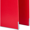 Папка-регистратор Комус Стандарт 75мм  красная, ПБП2, карм.кор., мет.уг
