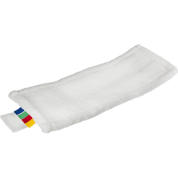 Насадка МОП плоский, 40х12 см, микрофибра, ухо+карман 6 см, белый MF2179