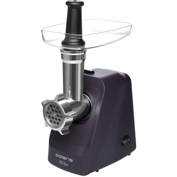 Мясорубка Polaris PMG 1852 RUS, 1800 Вт, бордовый