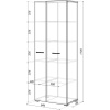 Шкаф закрытый IN Homeoffice 644x416x1746 Белый