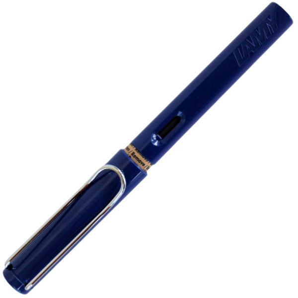 Ручка перьевая Lamy 014 safari, Синий, EF