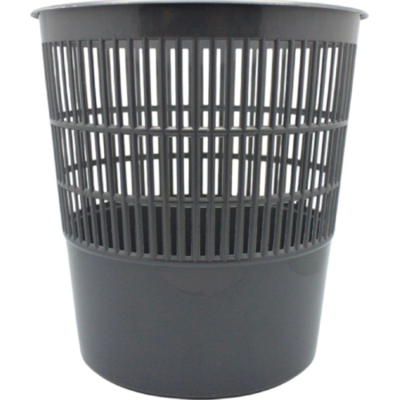 Корзина офисная 10 л пластик, серая