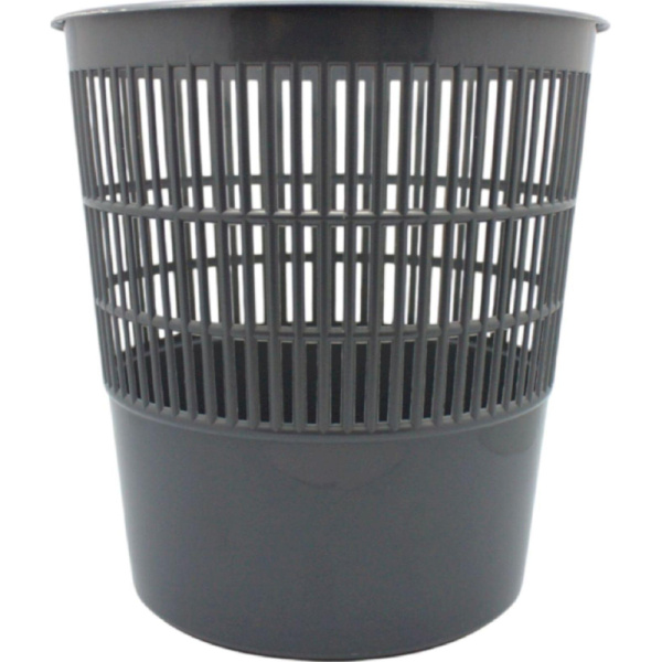 Корзина офисная 10 л пластик, серая