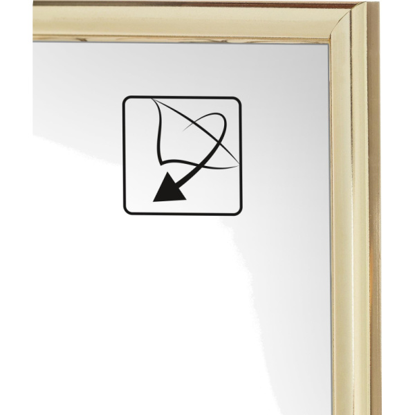 Рамка пластиковая Attache 30х40 (А3) Стекло Золота