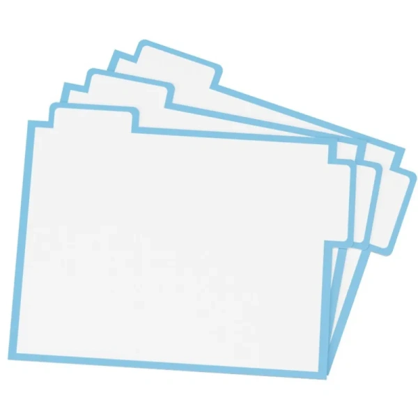 Картотека разделитель карт , для трудовых книжек (10 шт/уп)