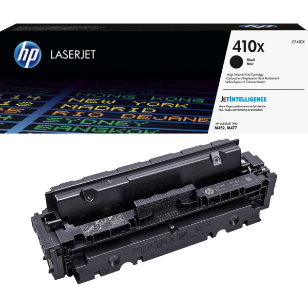 Картридж лазерный HP 410X CF410X чер. пов.емк. для CLJ Pro M452