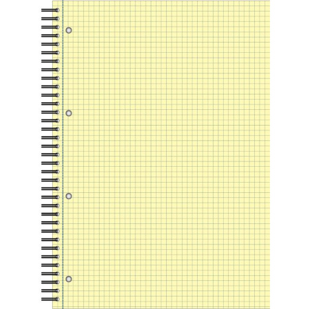 Бизнес-тетрадь 80л,кл,А4,Yellow Pad,спираль,тон.блок 70г/м