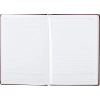 Ежедневник недатированный бордо, тв пер, 140х200, 160л, Lozanna AZ052/bordo