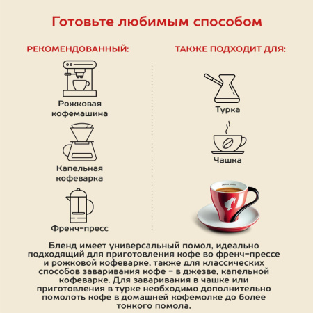 Кофе Julius Meinl Президент молотый, 500гр (89)