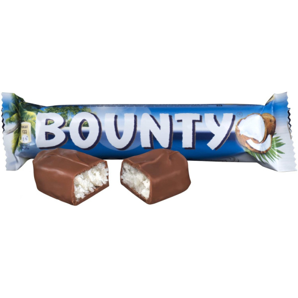 Шоколадный батончик Bounty 55 г
