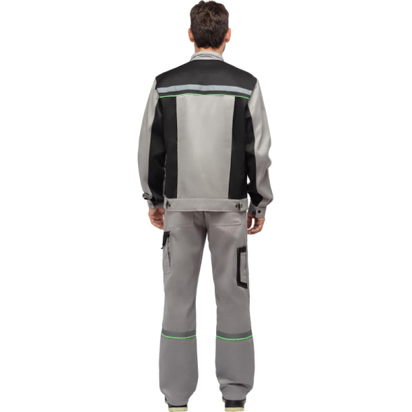 Костюм рабочий летний муж. л26-КПК сер/черн (р.56-58) 182-188