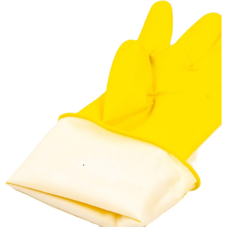 Перчатки резиновые PACLAN Professional латекс хл нап желт 407855/4073144 рS