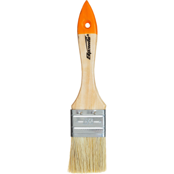 Кисть плоская Sparta Slimline 38 мм, натур. щетина, дерев. ручка (824255)