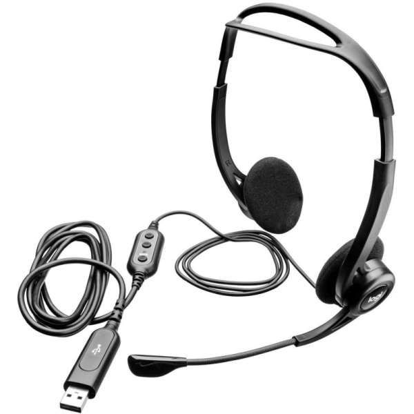 Гарнитура Logitech Headset PC 960, Stereo, OEM, USB, [981-000100]