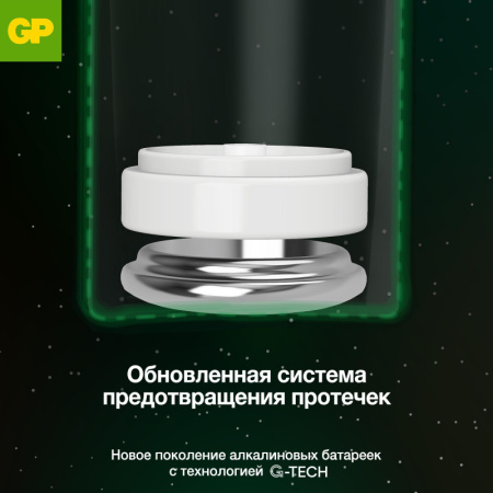 Батарейка GP Super эконом AA/LR6/15A 4шт/уп 15ARS-2SB4/GP24AA21RA-2CRS4