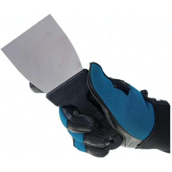 Шпатель СИБРТЕХ лопатка нерж.сталь 80мм, пластм.ручка (85433)