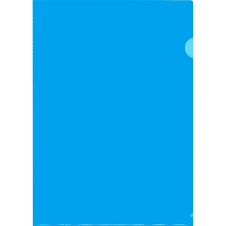 Папка уголок 150 мкмЭлементари, синий 20шт/уп Россия