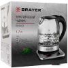 Чайник электрический BRAYER BR1003, 2200Вт.1,7 л, стекл
