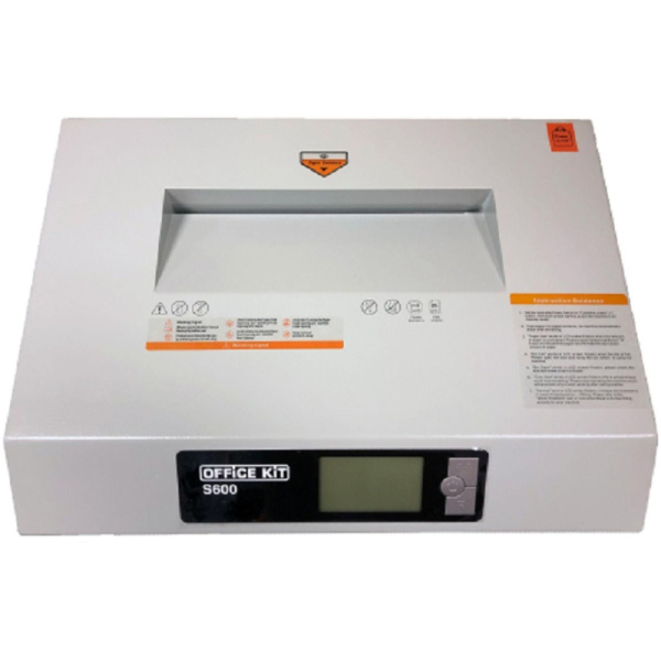 Шредер (уничтожитель) Office Kit S600 3,9x30,P-4 ур.секр., 25лист, 60л