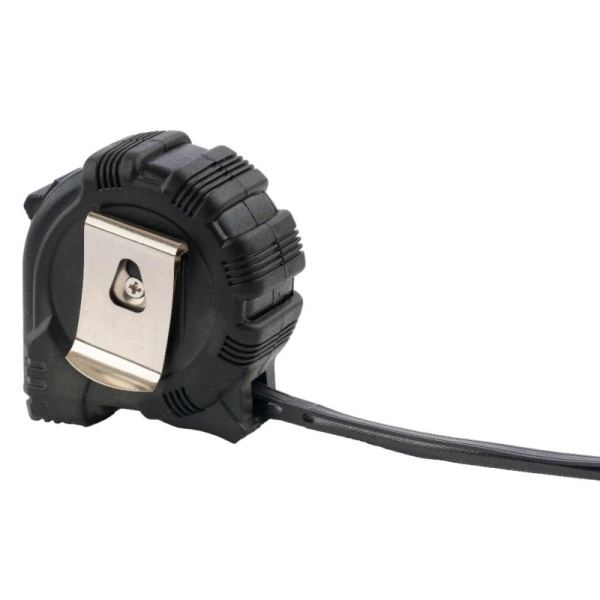 Рулетка Black, 3 м х 16 мм, обрезиненный корпус MATRIX (31013)