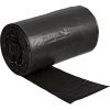 Мешки для мусора ПВД 60л 25мкм 30шт/рул черные 60x90см Комус с ручками