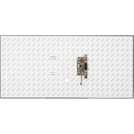 Папка-регистратор ECONOMY PLUS, 80мм, серый,ПБП1, карм.кор.,мет.уг