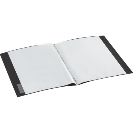 Папка файловая Комус 20 т.-синяя, с карманом для CD/визитки