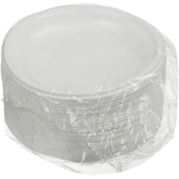 Тарелка одноразовая d 165мм, десертная, белая, ПП, 100шт/уп