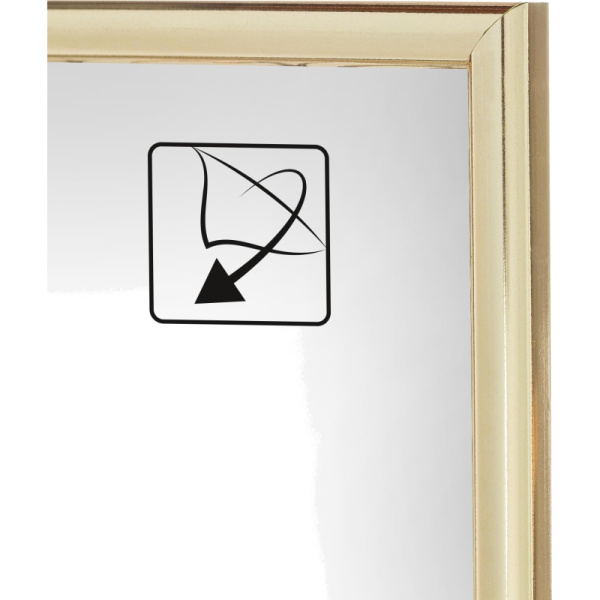 Рамка пластиковая Attache 30х40 (А3)  Золотая (гля
