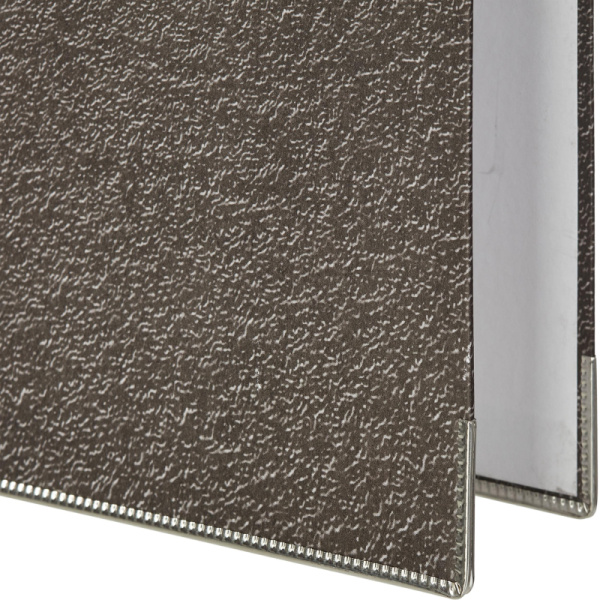 Папка-регистратор 75 мм Attacheмрамор,мет.уг.,черный кореш,карм.кор,бум/бум