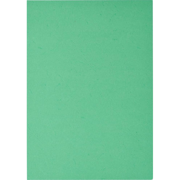 Обложки для переплета картонные Promega office зел.кожаА4,230г/м2,100шт/уп.