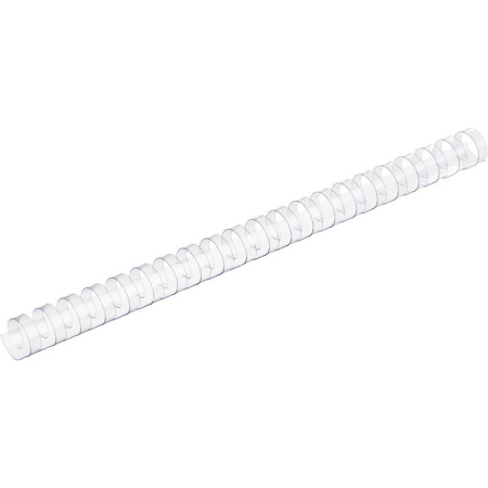 Пружины для переплета пластиковые Promega office 19мм прозр. 100шт/уп.