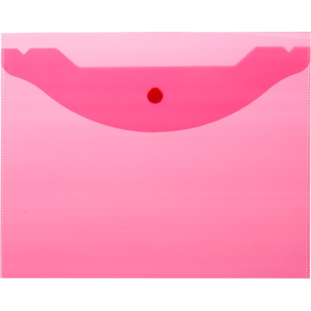 Папка-конверт на кнопке А5,190x240мм,Attache, 180мкм, 10шт.уп , ассорти