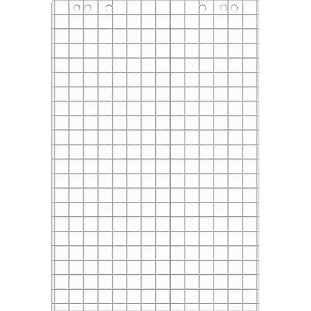 Блок бумаги для флипчартов клетка 67,5х98 50 лист. 5 бл/уп 80гр.