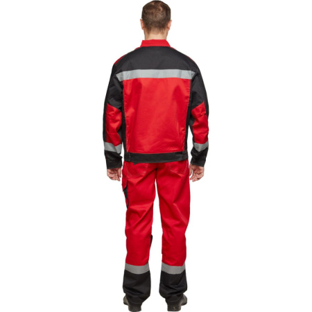 Костюм рабочий летний муж  л21-КПК крс/черн (р.56-58) 182-188 (мод.КОС212)