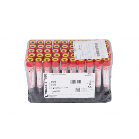 Вакуумные пробирки с акт-ром сверт и гелем 3,5 мл к VACUETTE 454071 50шт/уп