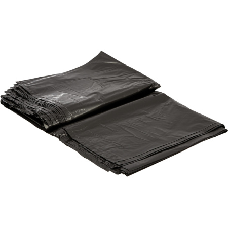 Мешки для мусора ПВД 100л 50мкм 10шт/уп черные 70х110см