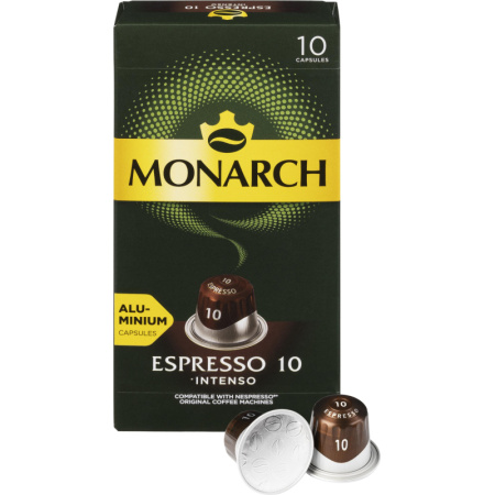 Кофе в капсулах Monarch Espresso 10 Intenso, 5грx10шт