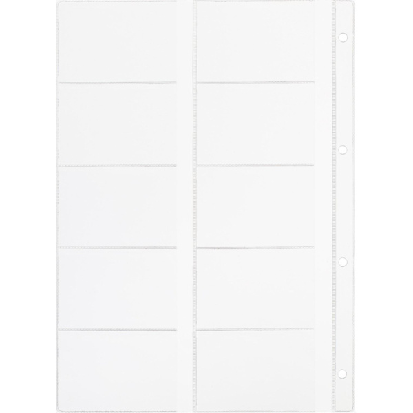 Файл-вкладыш А4 10шт/уп для визиток 120мкм 1970/4