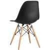 Стул для столовых SG_Eames черный PP, деревянные ножки
