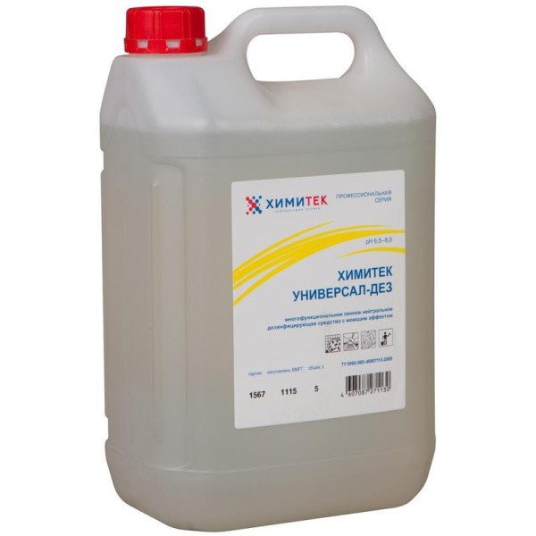 Профхим дезинфек д/оборуд и дезковр ХИМИТЕК/УНИВЕРСАЛ-ДЕЗ,5л new