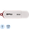 Флеш-память Silicon Power LuxMini 320, 32Gb, USB 2.0, бел, SP032GBUF2320V1W
