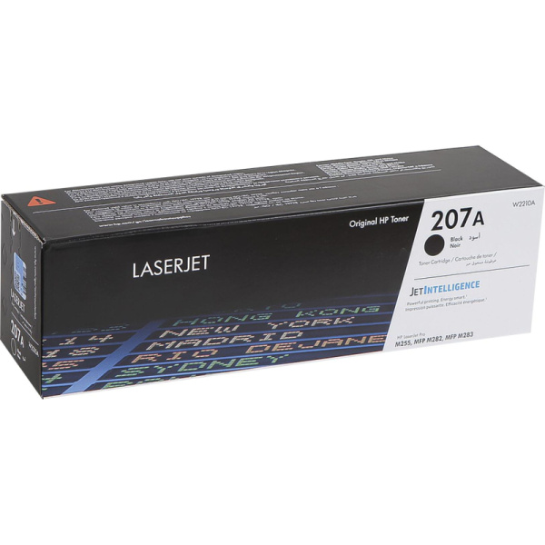 Картридж лазерный HP 207A W2210A чер. для LaserJet Pro M255/MFP M282/M283