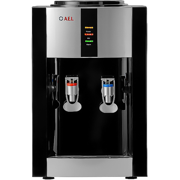 Кулер для воды AEL TD-AEL-47 black/silver настольный,   электронное охл