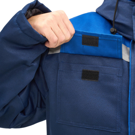 Костюм рабочий зимний муж з12-КПК с СОП син/вас 44-46/170-176