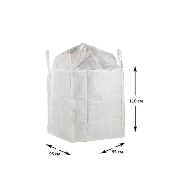 Биг Бэг 4-х стропный, 95x95x110 см., верх-юбка, дно глухое