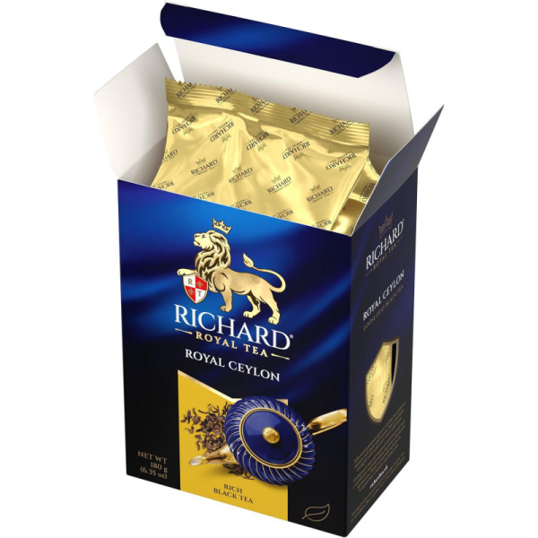 Чай Richard Royal Ceylon черный листовой, 180г 14004