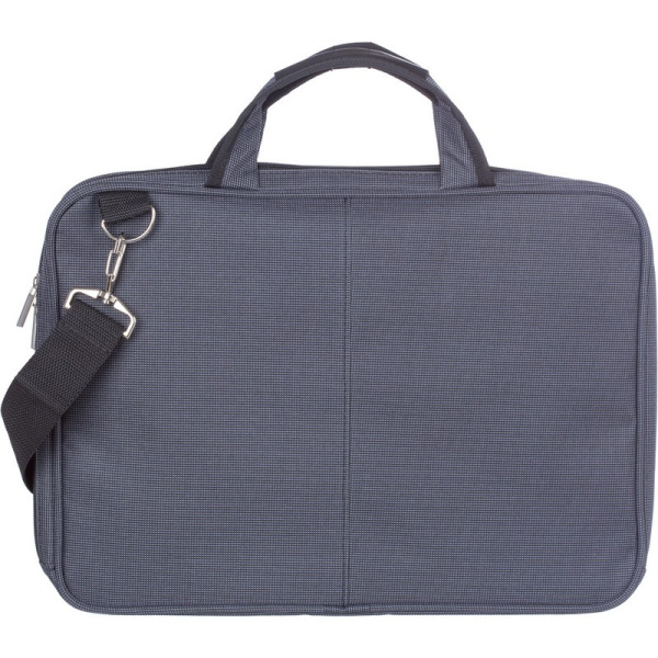 Сумка для документов полиэстр 370х265х30 мм мод. 587 (серая)