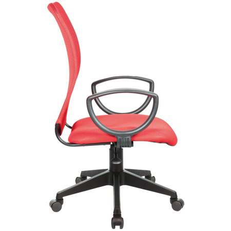 Кресло VB_Бюрократ CH-599 R сетка красная, ткань красная