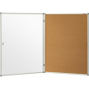 Доска-витрина для информации пробковая Attache Window 90х120см (алюм. рама)